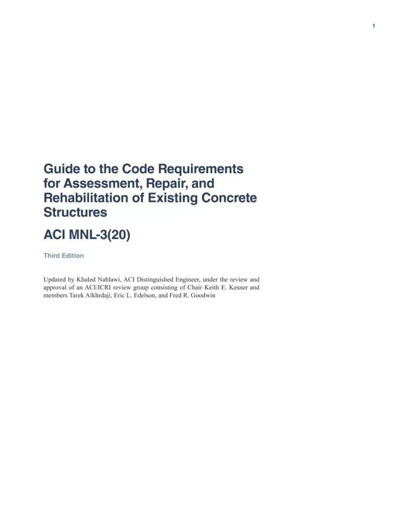 ACI MNL-3(20) pdf