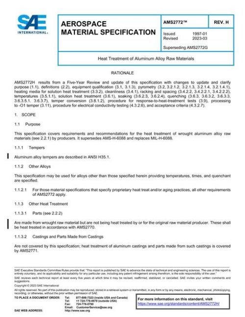 SAE AMS2772H pdf