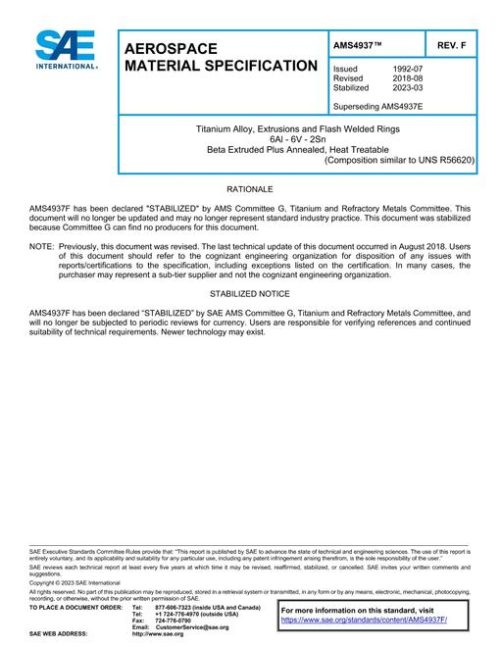 SAE AMS4937F pdf