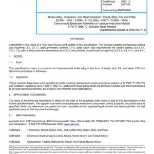 SAE AMS5596N pdf