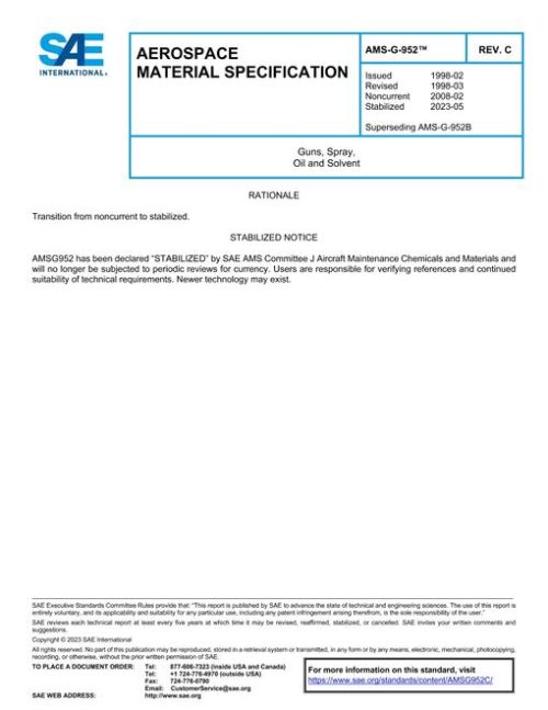 SAE AMSG952C pdf