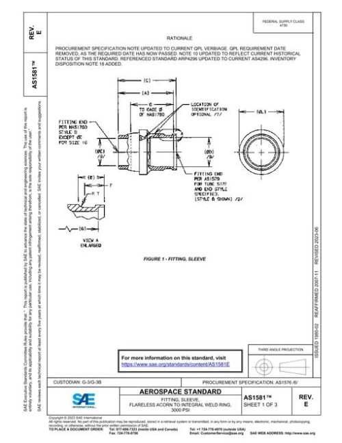 SAE AS1581E pdf