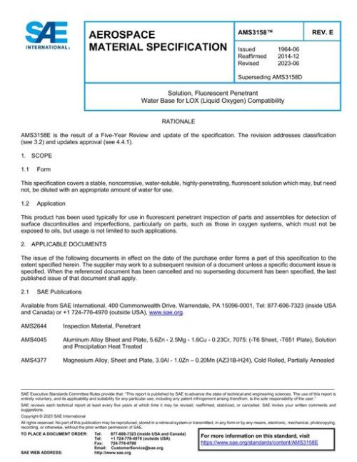 SAE AMS3158E pdf