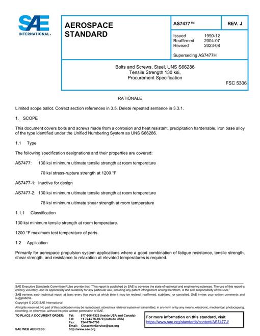 SAE AS7477J pdf