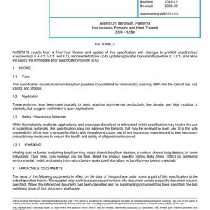 SAE AMS7911E pdf