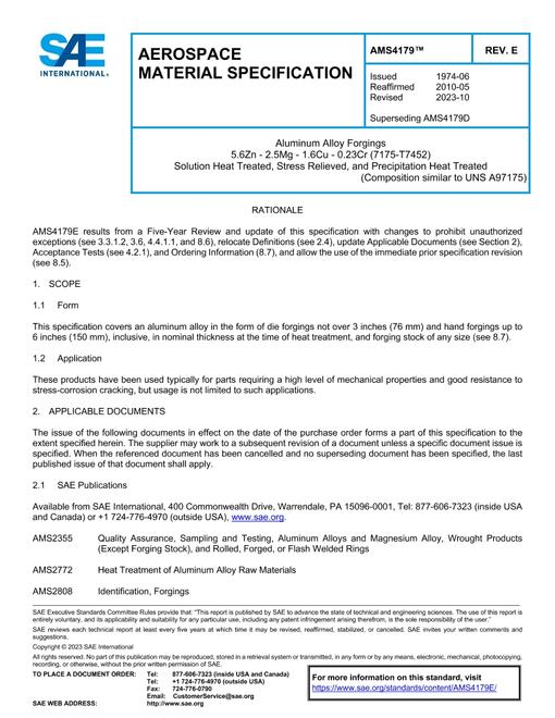 SAE AMS4179E pdf