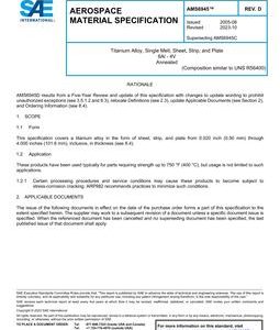 SAE AMS6945D pdf