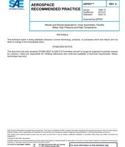 SAE ARP907A pdf