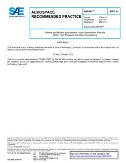 SAE ARP907A pdf