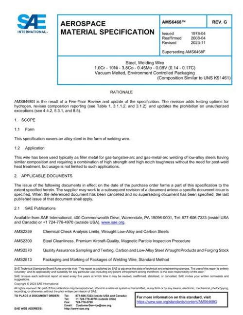 SAE AMS6468G pdf