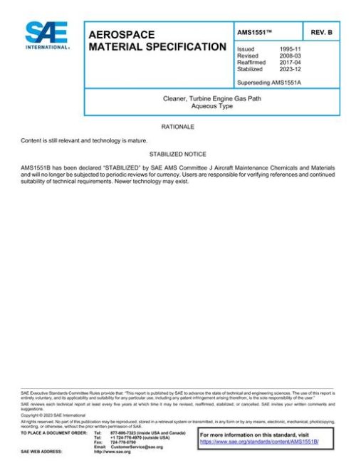 SAE AMS1551B pdf