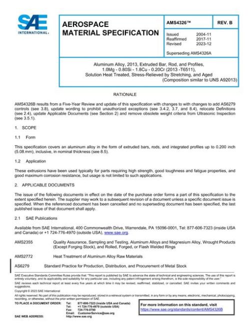 SAE AMS4326B pdf