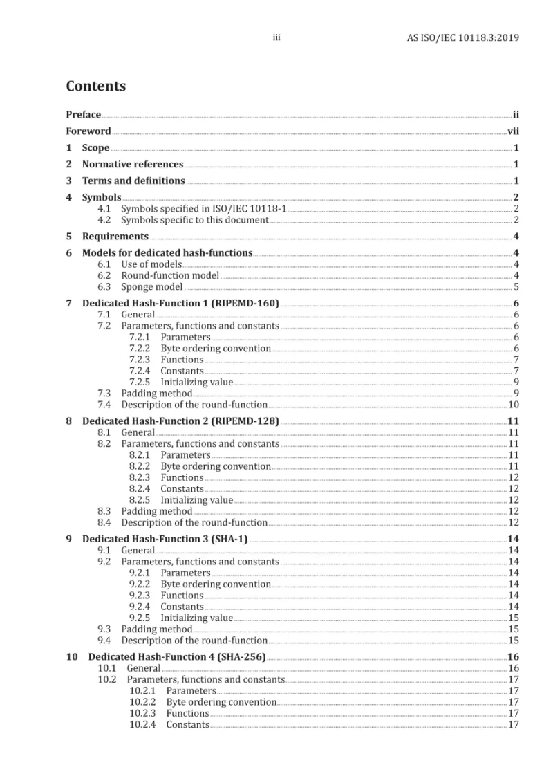 AS ISO/IEC 10118.3:2019 pdf