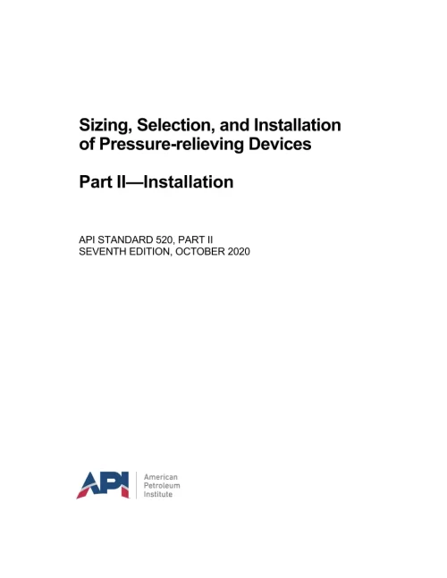 API Std 520, Part 2 pdf