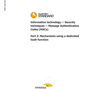 AS ISO/IEC 9797.2:2019 pdf