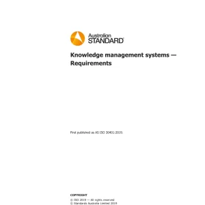 AS ISO 30401:2019 pdf