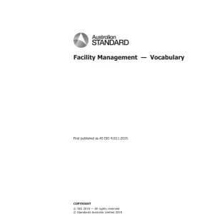 AS ISO 41011:2019 pdf