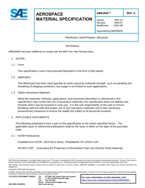 SAE AMS3940H pdf