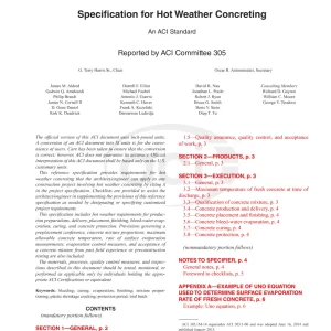 ACI 305.1M-14 pdf