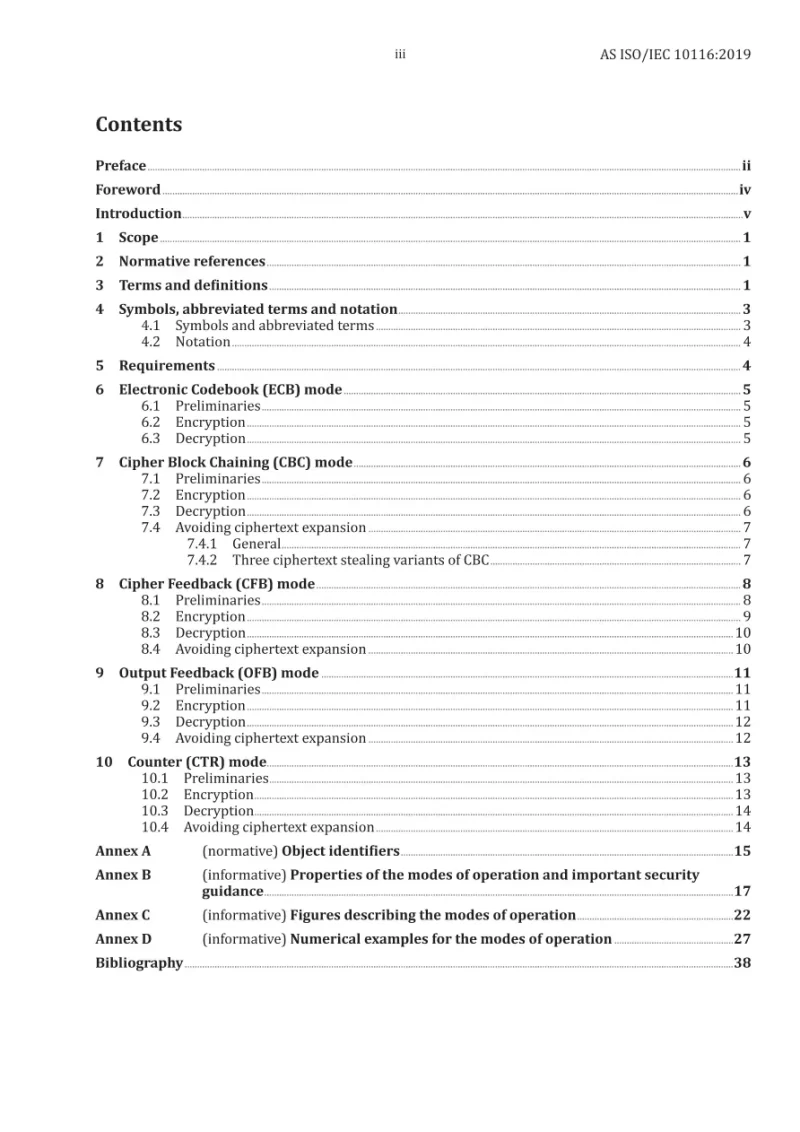 AS ISO/IEC 10116:2019 pdf