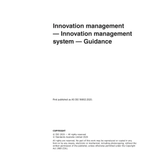 AS ISO 56002:2020 pdf