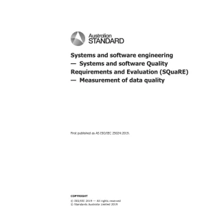 AS ISO/IEC 25024:2019 pdf