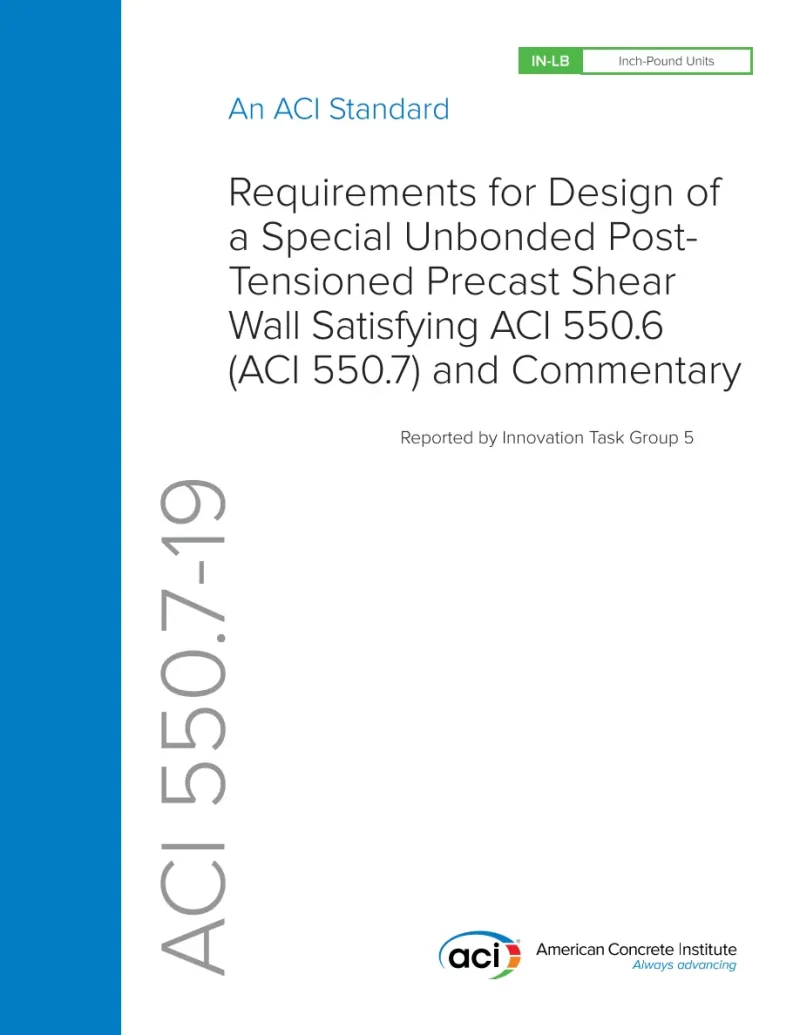 ACI 550.7-19 pdf