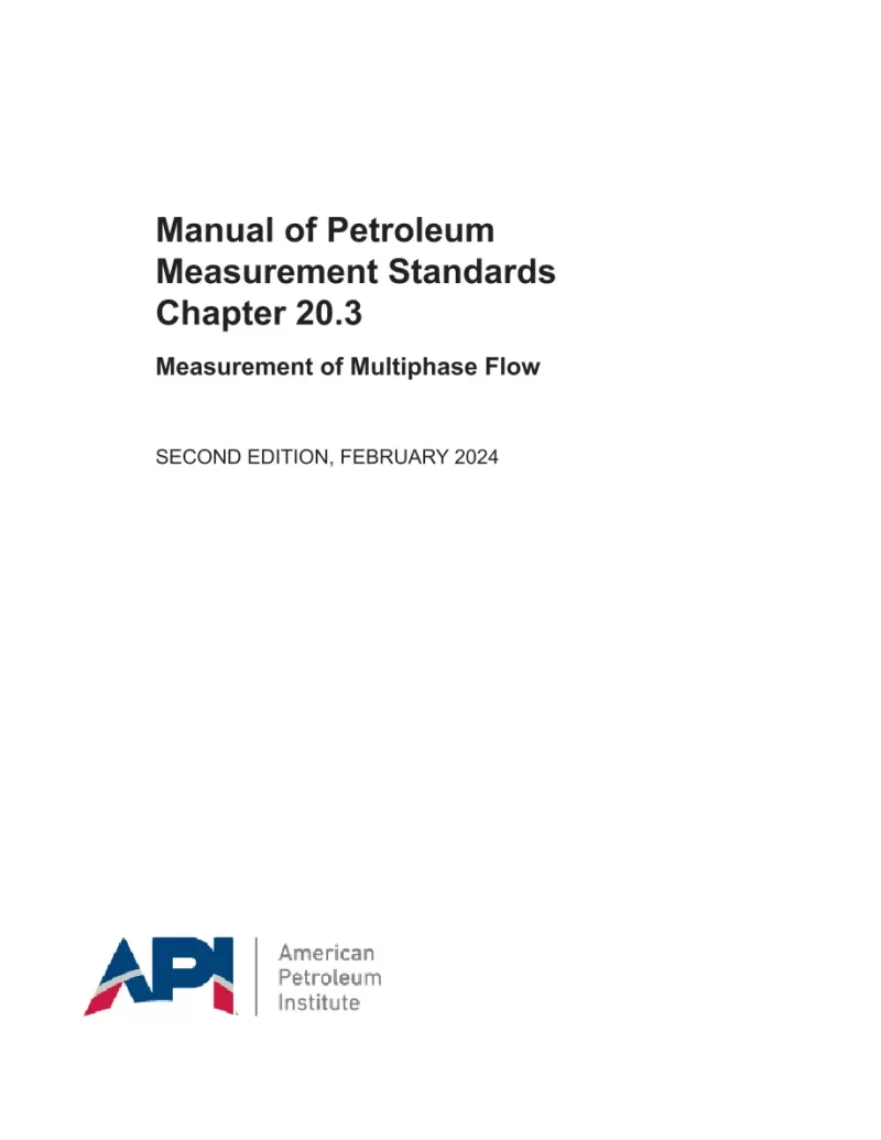 API MPMS Chapter 20.3 pdf