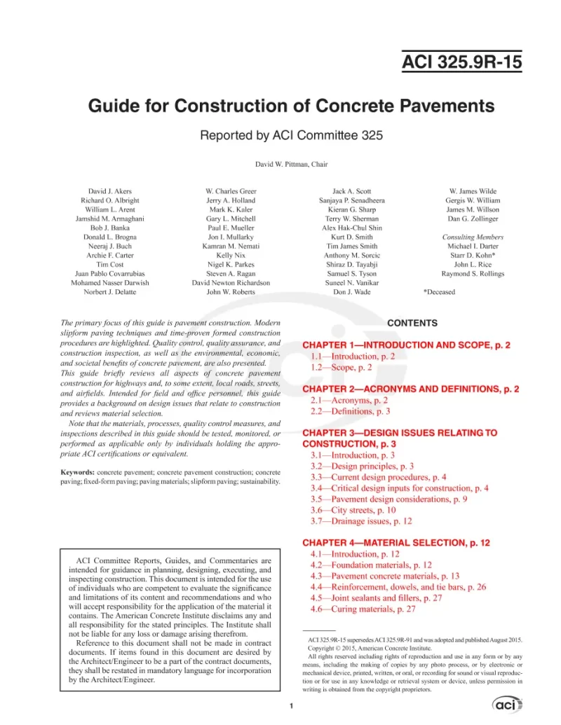 ACI 325.9R-15 pdf