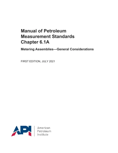 API MPMS Chapter 6.1A pdf