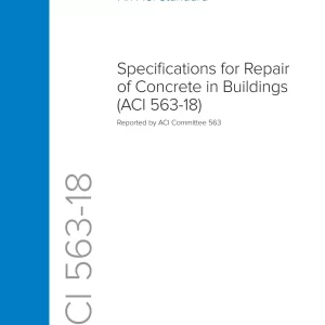 ACI 563-18 pdf