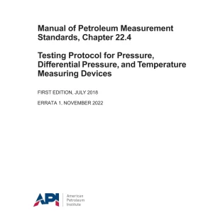 API MPMS Chapter 22.4 pdf