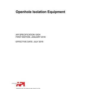 API Spec 19OH pdf