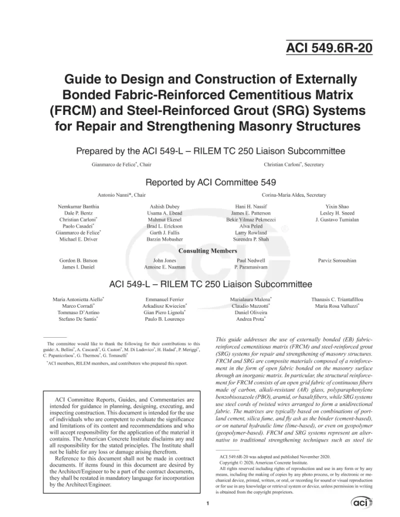 ACI 549.6R-20 pdf