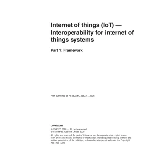 AS ISO/IEC 21823.1:2020 pdf