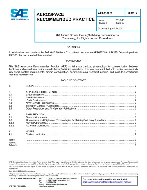 SAE ARP6257A pdf