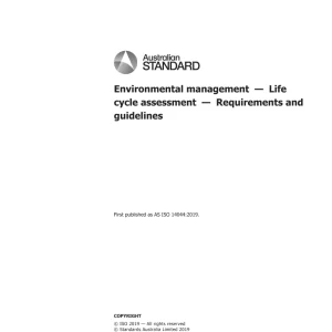 AS ISO 14044:2019 pdf