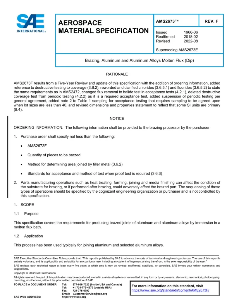 SAE AMS2673F pdf