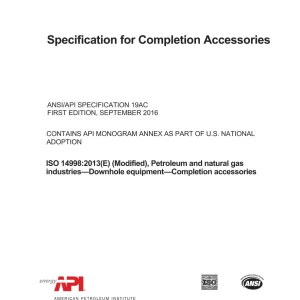 API Spec 19AC (R2022) pdf