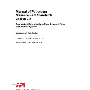 API MPMS Chapter 7.3 (R2021) pdf