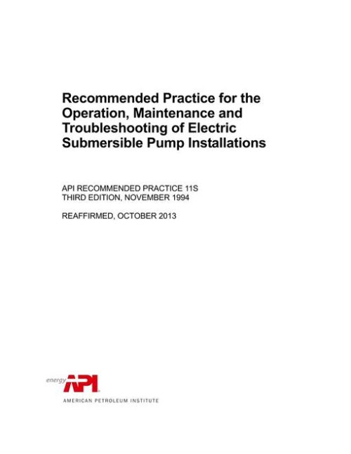 API RP 11S (R2013) pdf