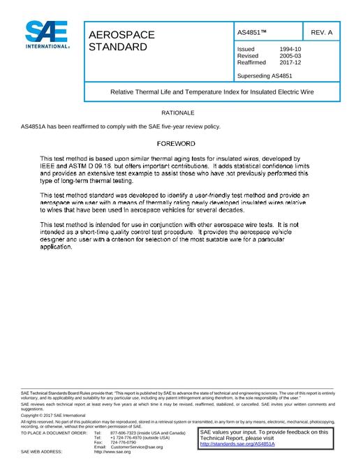 SAE AS4851A pdf