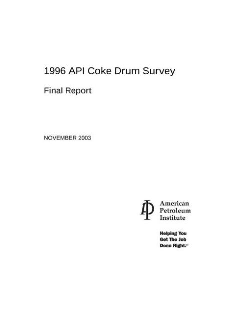 API COKE DRUM SURVEY pdf