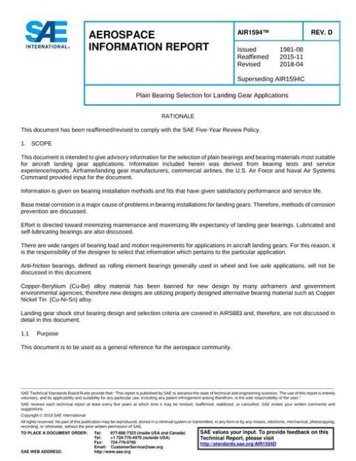 SAE AIR1594D pdf