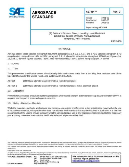 SAE AS7454C pdf