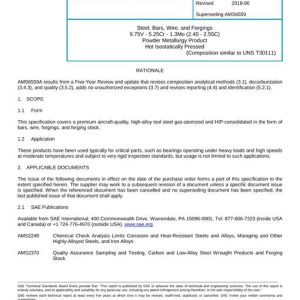 SAE AMS6559A pdf