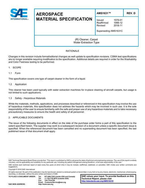 SAE AMS1631D pdf