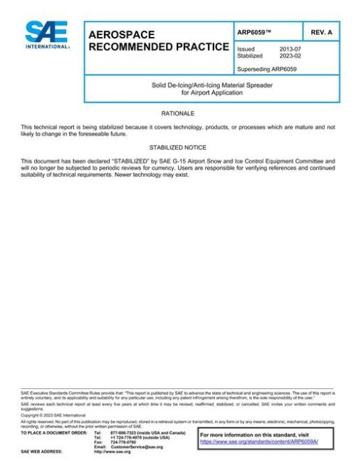 SAE ARP6059A pdf