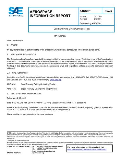 SAE AIR6130B pdf