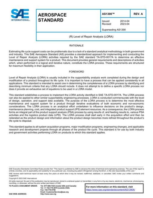 SAE AS1390A pdf